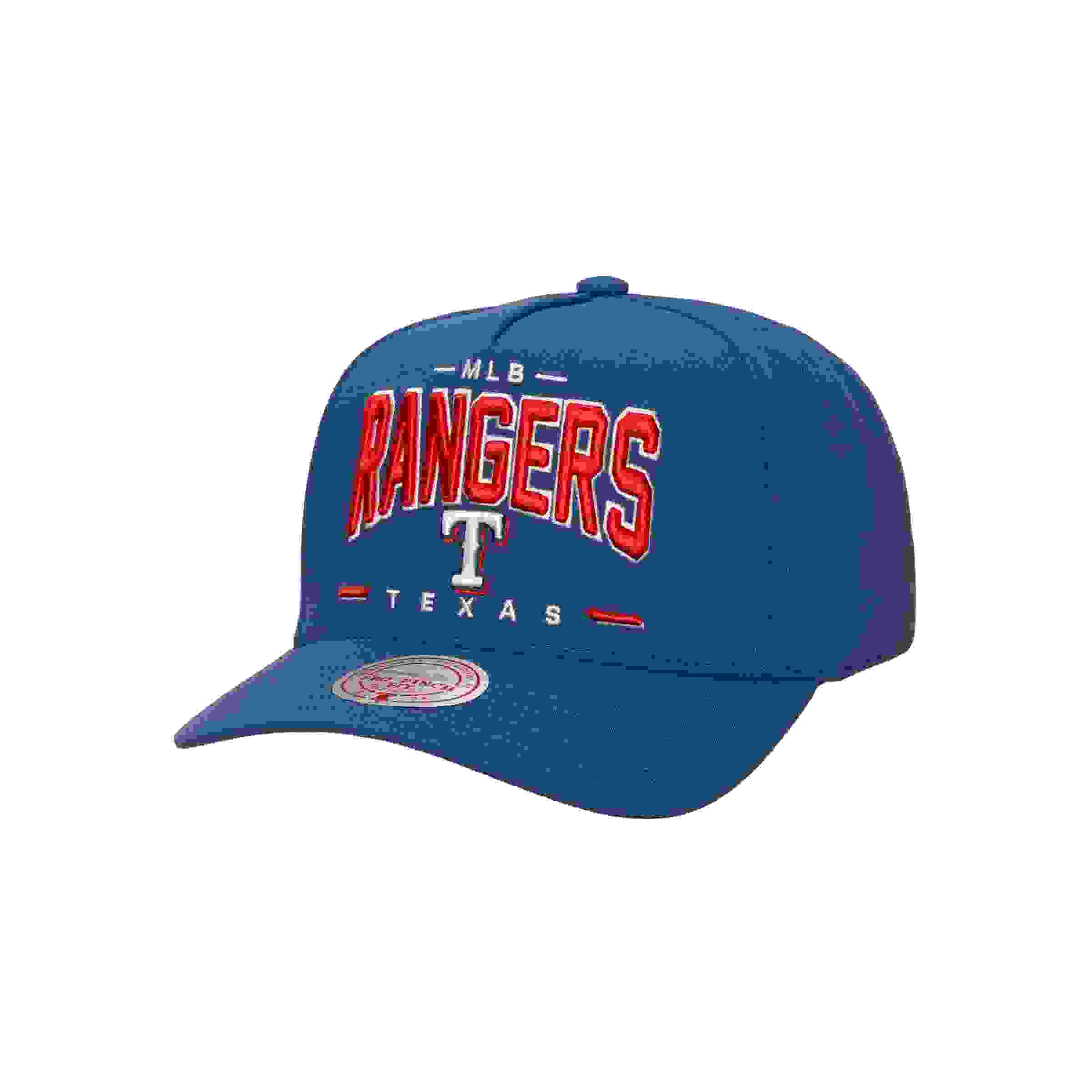 Mitchell & Ness Texas Rangers Front Pitch Royal Snapback Hat